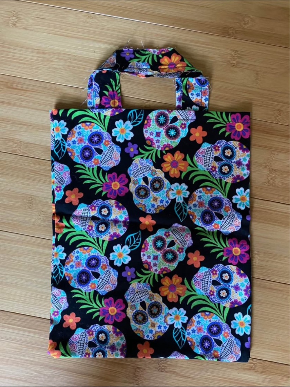 Handmade reusable trick or treat bag